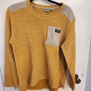 L.L. Bean Men's Mustard Crewneck Sweater